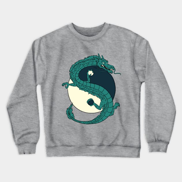 Dragon YinYang Crewneck Sweatshirt by Verboten